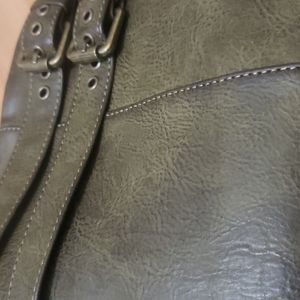 Army green calf boot